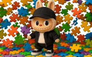 Image Labubu Boys Jigsaw Puzzle for Kids